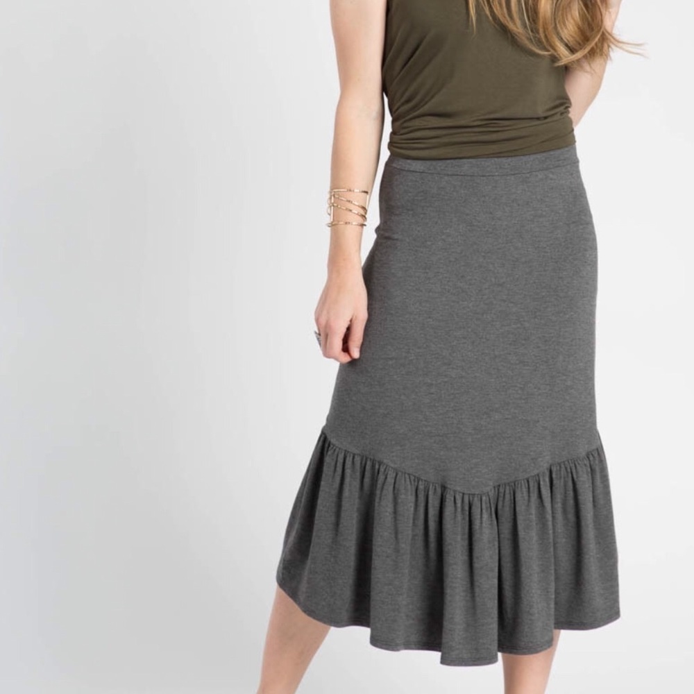 Agnes & Dora boho ruffle midi